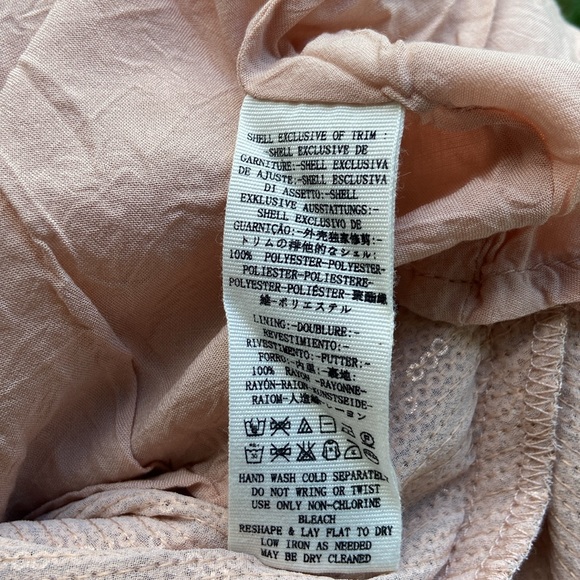 Free People Film Noir Sequin Mini Dress in Rose Gold Women's Size 8 - Picture 5 of 8